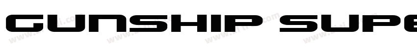 Gunship Super字体转换